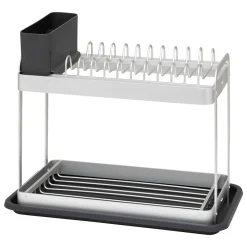 5five Encimera Y Lavavajillas>Escurreplatos con 2 niveles gris de aluminio
