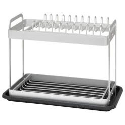 5five Encimera Y Lavavajillas>Escurreplatos con 2 niveles gris de aluminio