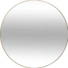 atmosphera Espejos>Espejo de pared ALICE redondo dorado 76cm