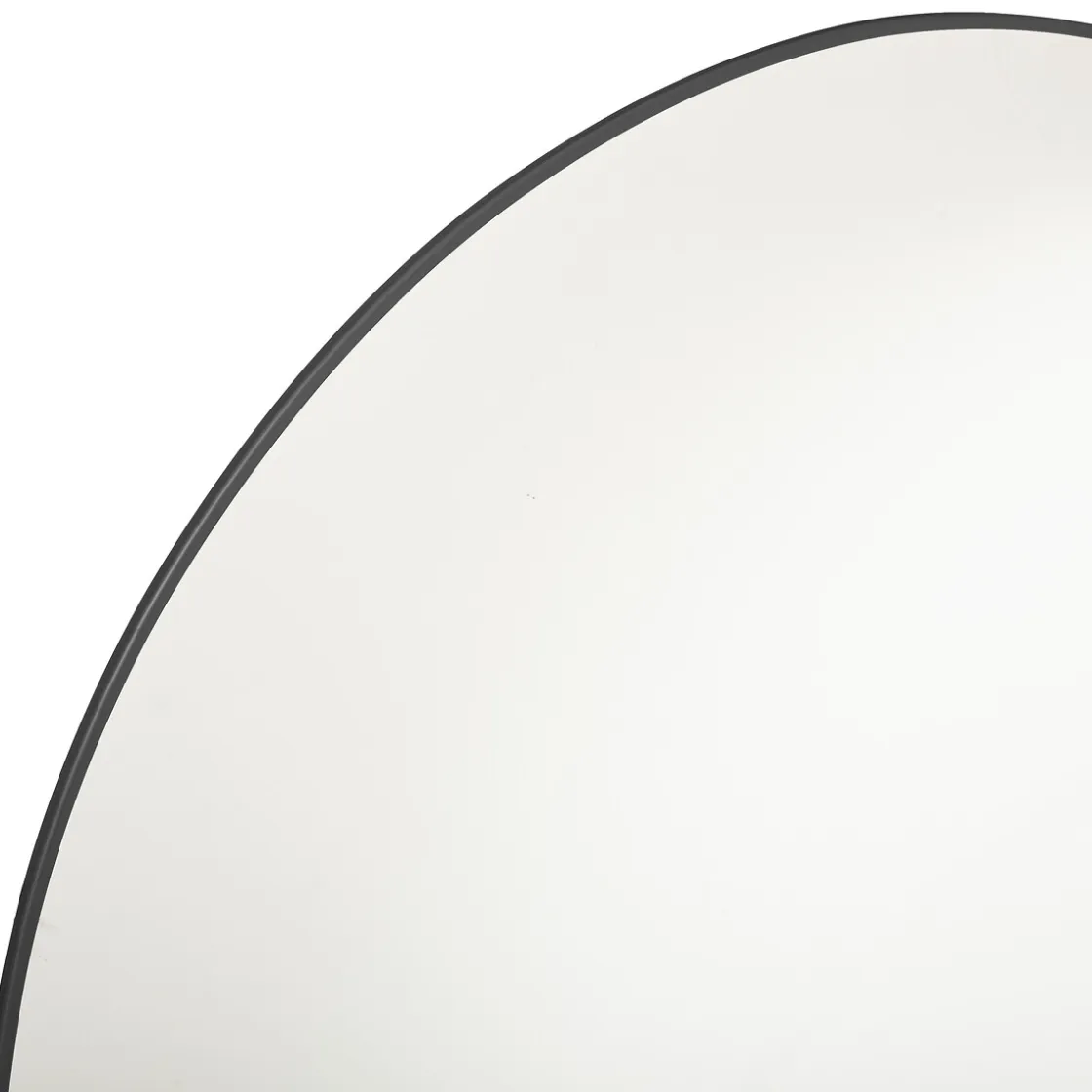 atmosphera Espejos>Espejo de pared ALICE redondo negro 76cm