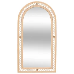 atmosphera Espejos>Espejo de pared ANAHI de rattan 87x47cm