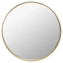 atmosphera Espejos>Espejo De Pared Beige Madera 68Cm