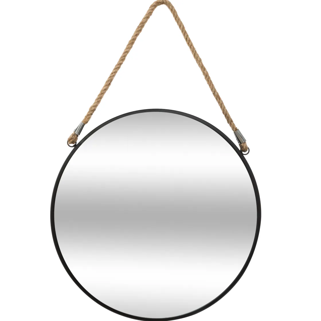 atmosphera Espejos>Espejo de pared ETNIC redondo negro con cuerda