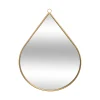 atmosphera Espejos>Espejo De Pared Gota Metal Mdf 21x29Cm
