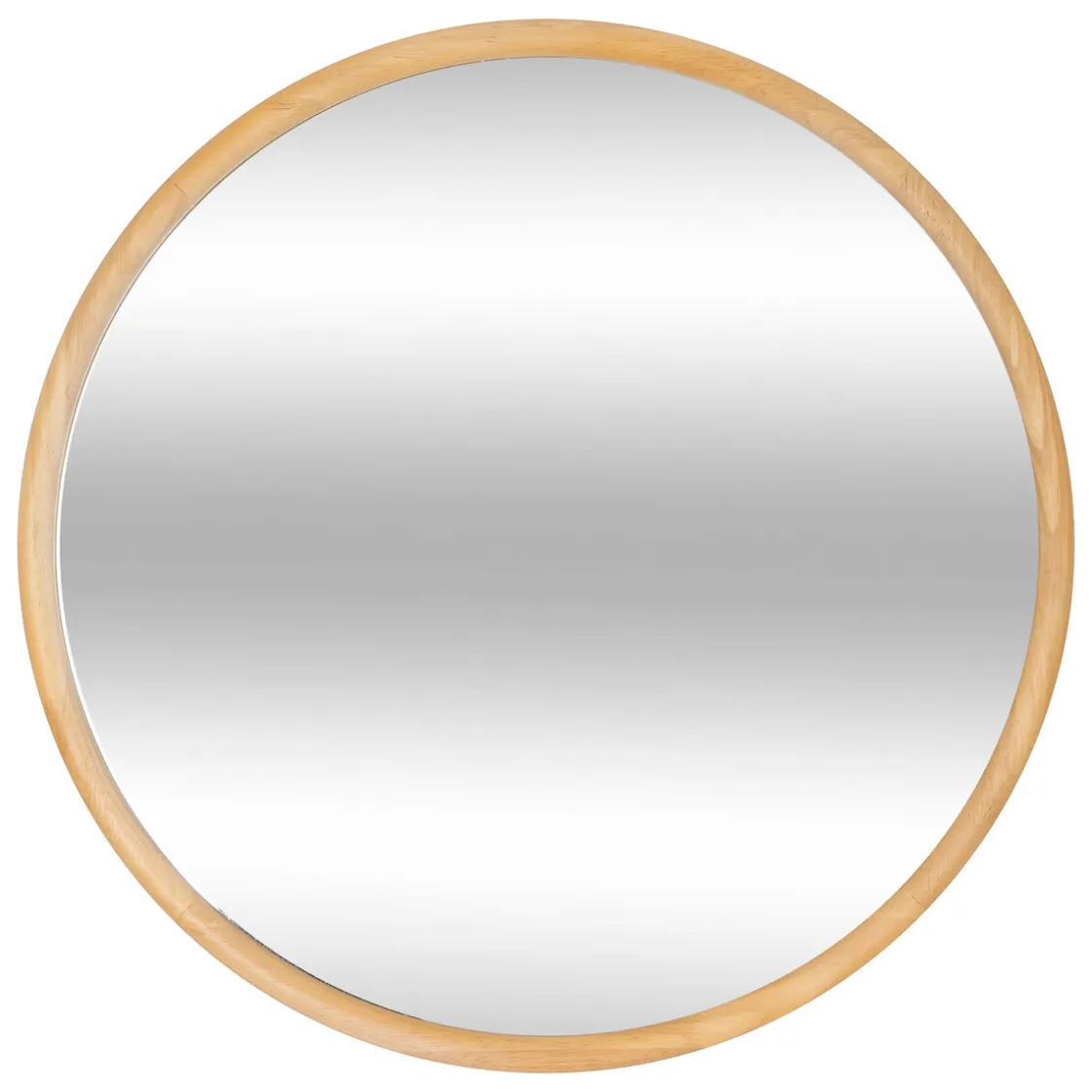 atmosphera Espejos>Espejo de Pared Kim Beige De Madera 55cm