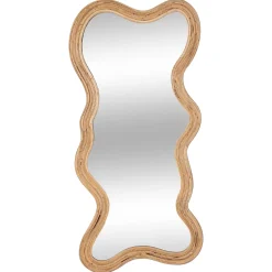 atmosphera Espejos>Espejo de pared MAGGIE beige de ratán 179.5cm
