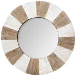 atmosphera Espejos|Estilo Rústico>Espejo De Pared Mdf Con Relieve 90x2.7Cm