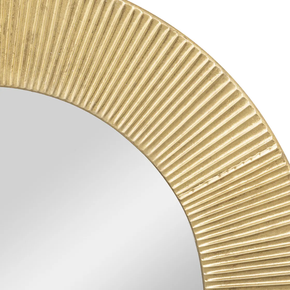 atmosphera Espejos>Espejo De Pared Milda Metal Dorado 90Cm