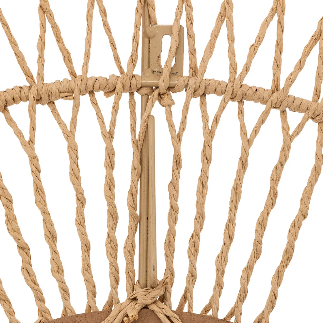 atmosphera Espejos|Estilo Étnico>Espejo De Pared Millie De Cuerda Beige 75cm