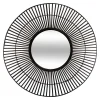 atmosphera Espejos>Espejo De Pared Negro De Bambú 77x4Cm