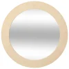 atmosphera Espejos>Espejo de pared redondo ANAYA beige 78cm