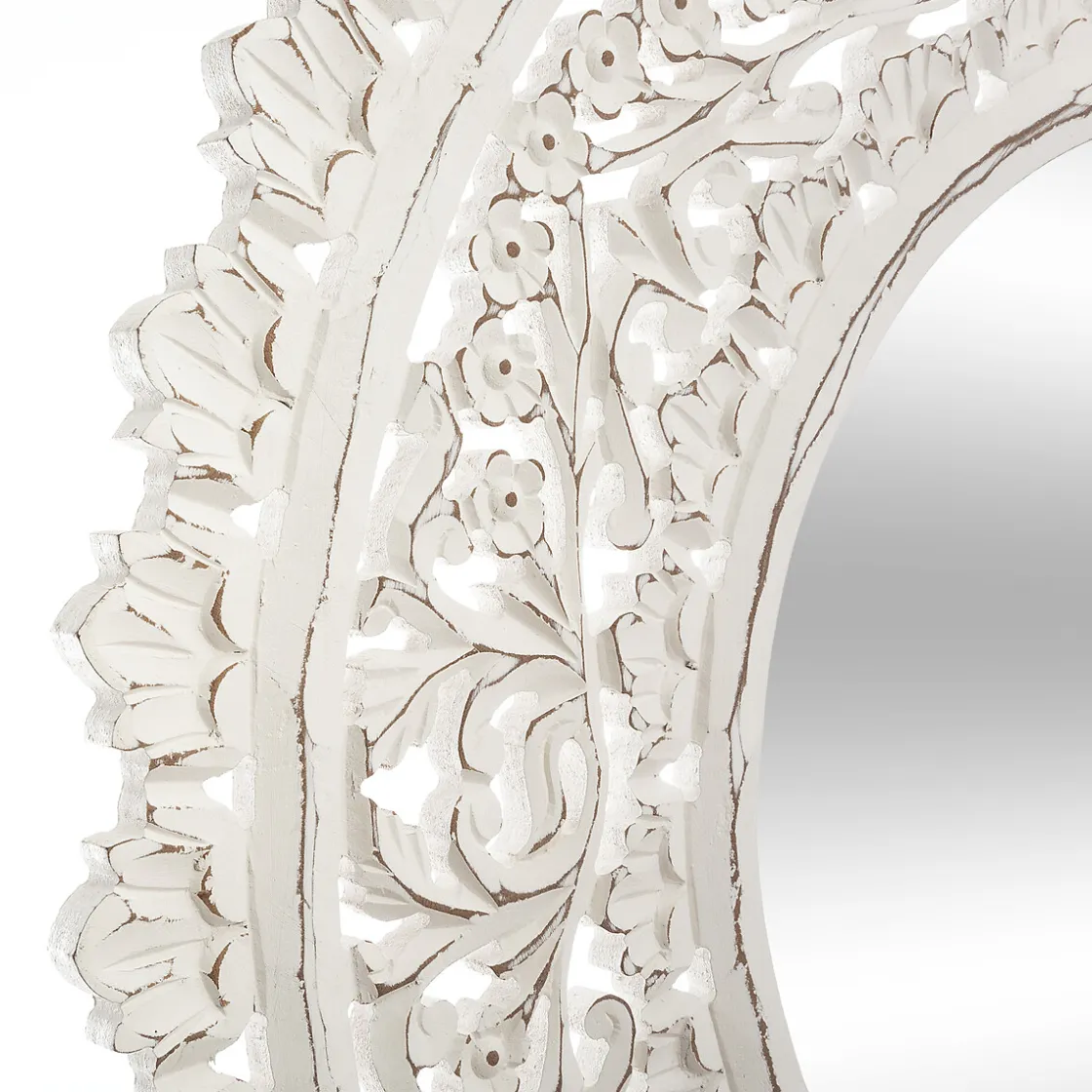 5five Espejos>Espejo De Pared Ritual Mdf Blanco 90Cm
