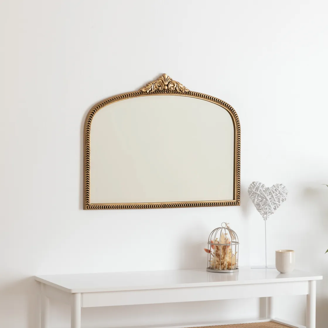 atmosphera Espejos>Espejo De Pared Victoria Dorado 56x71cm