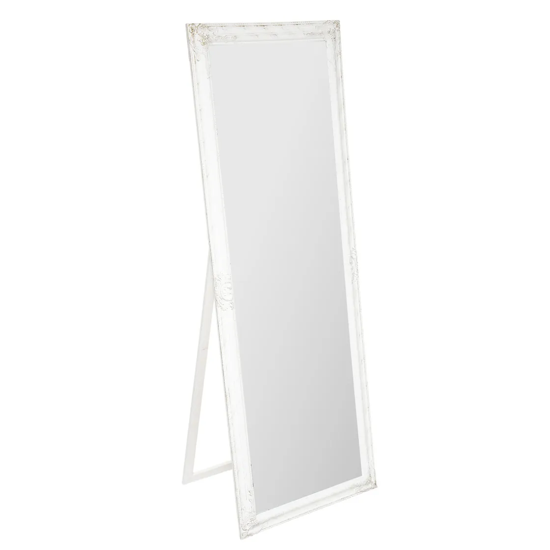 atmosphera Espejos|Estilo Rústico>Espejo De Pie Blanco De Madera 172x62Cm