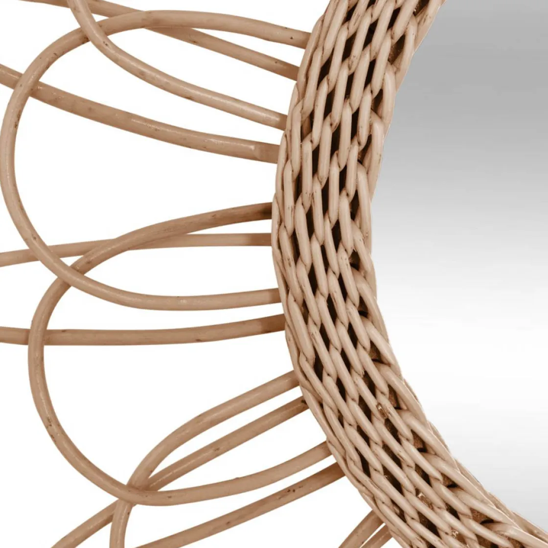 atmosphera Espejos|Estilo Oriental>Espejo Decorativo Flor De Mdf 56Cm