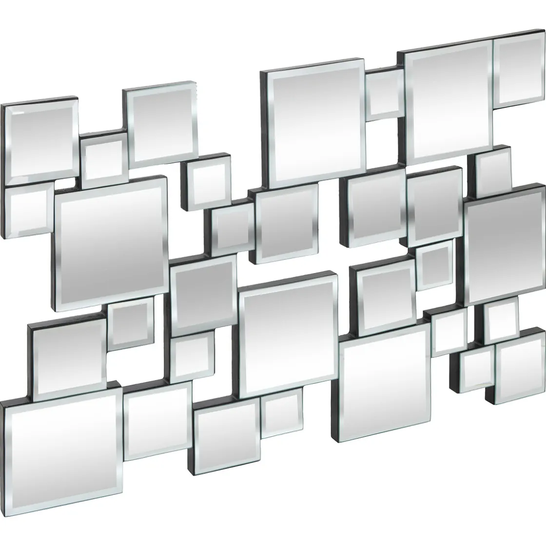 atmosphera Espejos>Espejo decorativo JANDIRA plateado 60x38cm