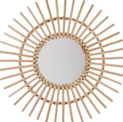 atmosphera Espejos|Estilo Oriental>Espejo Decorativo Sol De Ratán 58Cm