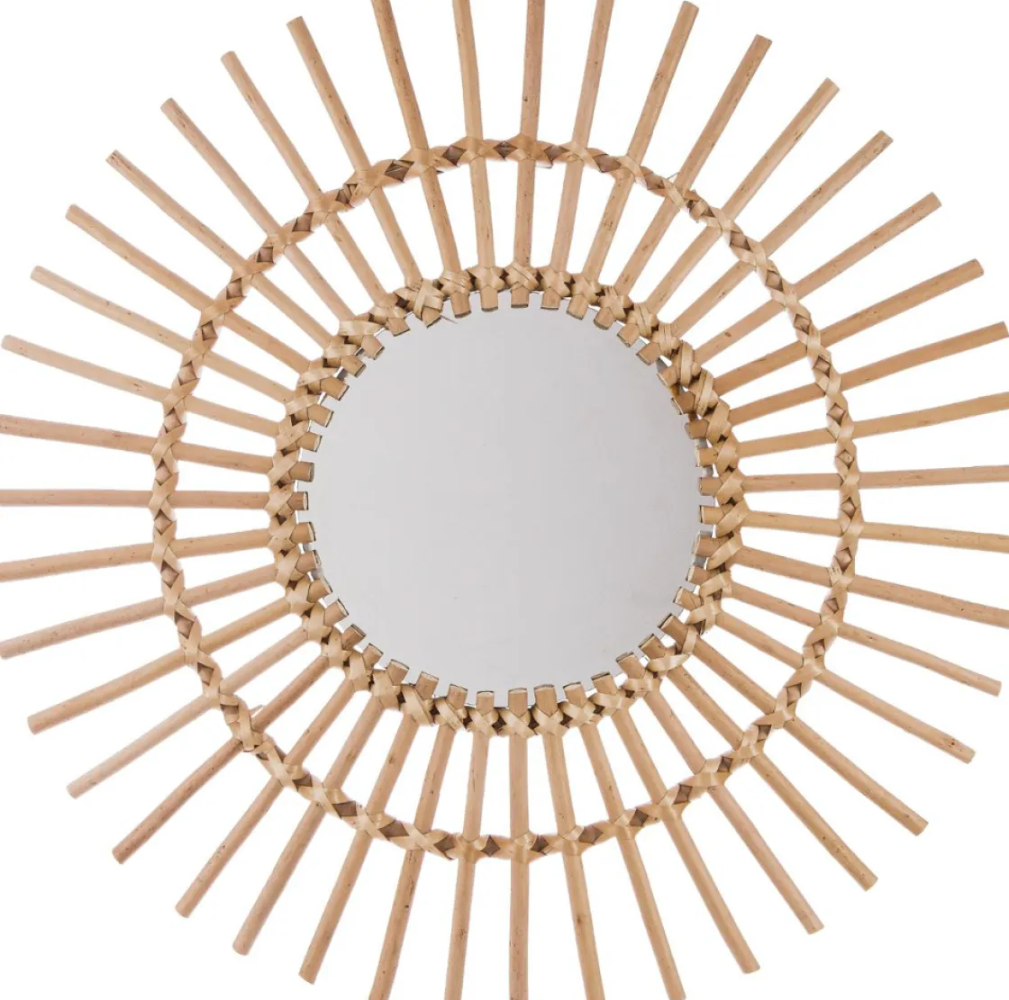 atmosphera Espejos|Estilo Oriental>Espejo Decorativo Sol De Ratán 58Cm
