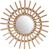 atmosphera Espejos|Estilo Oriental>Espejo Decorativo Sol De Ratán 30Cm