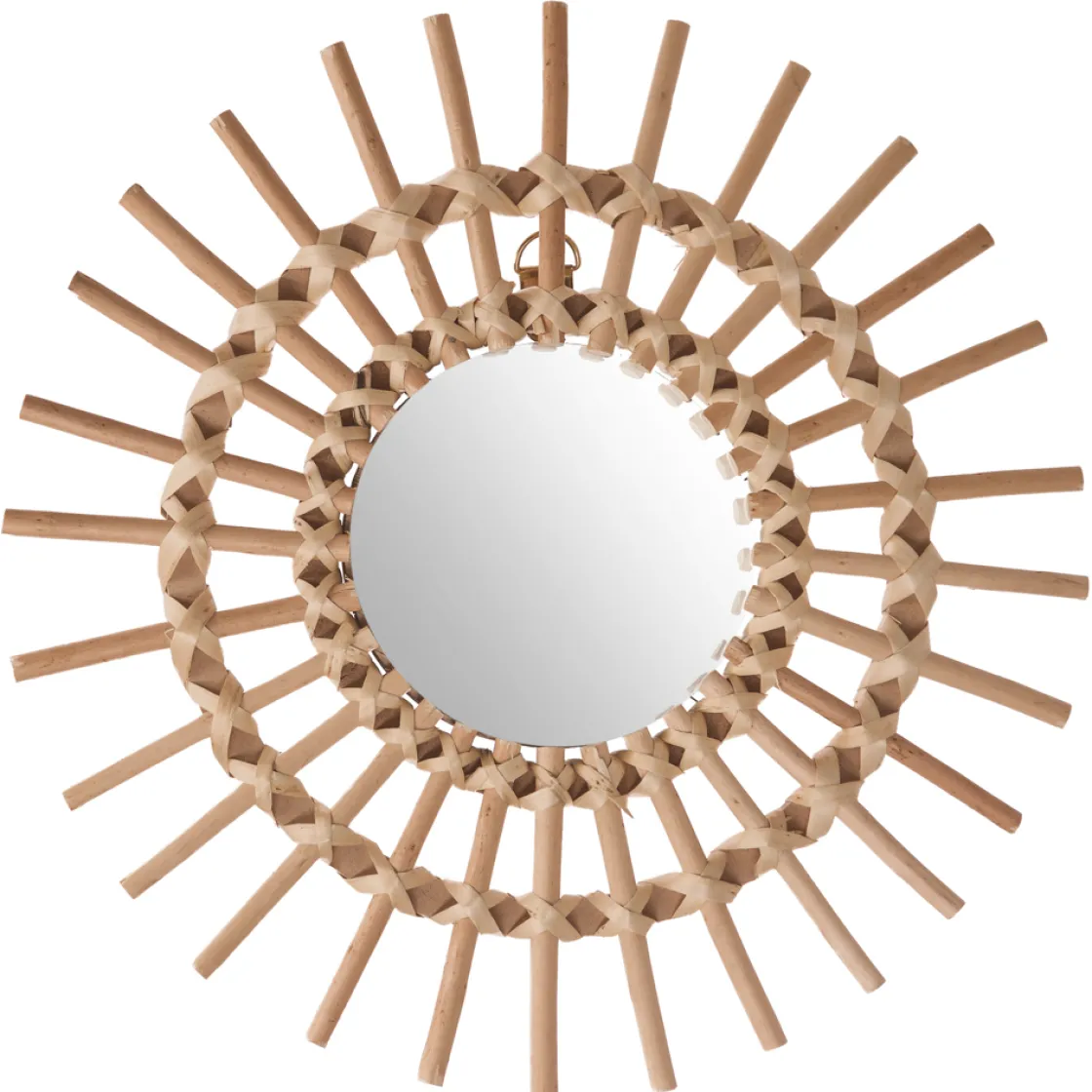 atmosphera Espejos|Estilo Oriental>Espejo Decorativo Sol De Ratán 30Cm