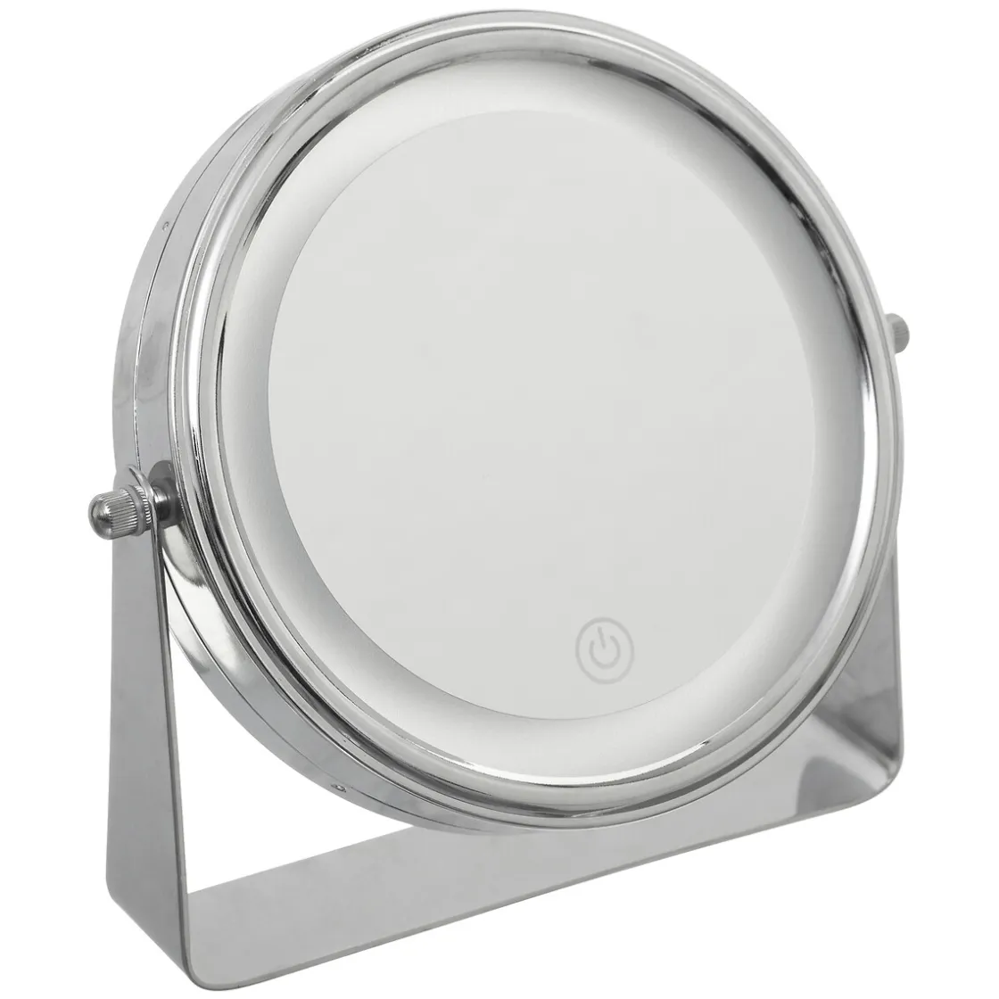 5five Espejos>Espejo Giratorio De Metal C/Led 19Cm