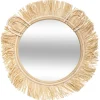 atmosphera4kids Accesorios Decorativos>Espejo Sweet Safari De Rafia 22.5Cm