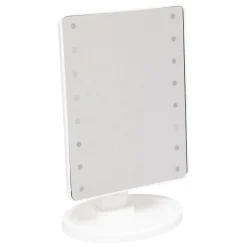 5five Espejos>Espejo wc led de plástico blanco 26 cm