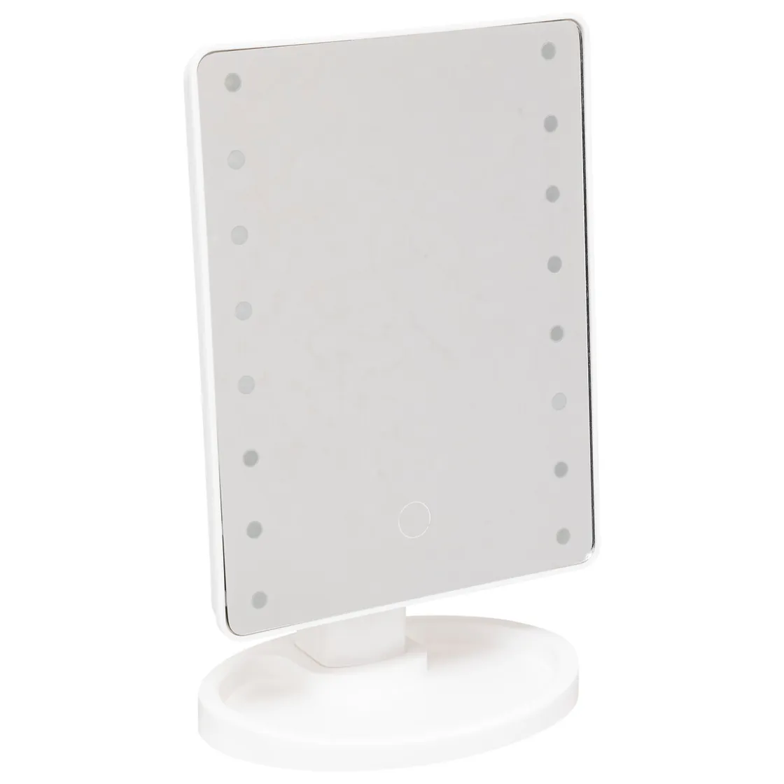 5five Espejos>Espejo wc led de plástico blanco 26 cm
