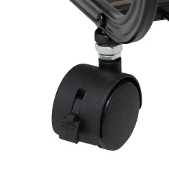 Estantes Y Cómodas>Estante con 2 niveles de mdf negro