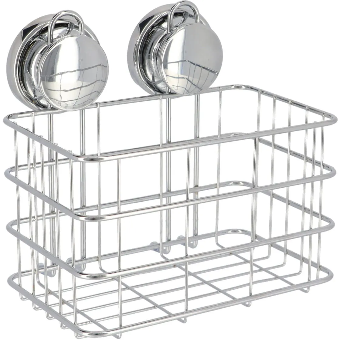 Accesorios De Baño>Estante De Baño Aluminio C/Ventosa