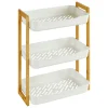5five Muebles Con Lavabo Y Auxiliares>Estante de baño NATUREO 3 niveles de bambú