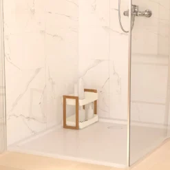 5five Muebles Con Lavabo Y Auxiliares>Estante de baño NATURÉO con 2 niveles bambú