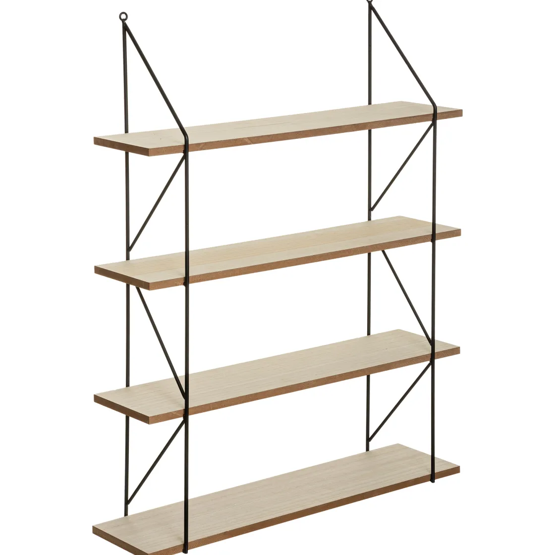 atmosphera Estantes Y Cómodas|Estilo Industrial>Estante De Pared Metal/Mdf Beige 60x80Cm