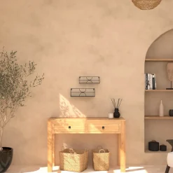 atmosphera Lienzos Y Cuadros Decorativos|Estilo Étnico>Estante MILEVA negra 37cm