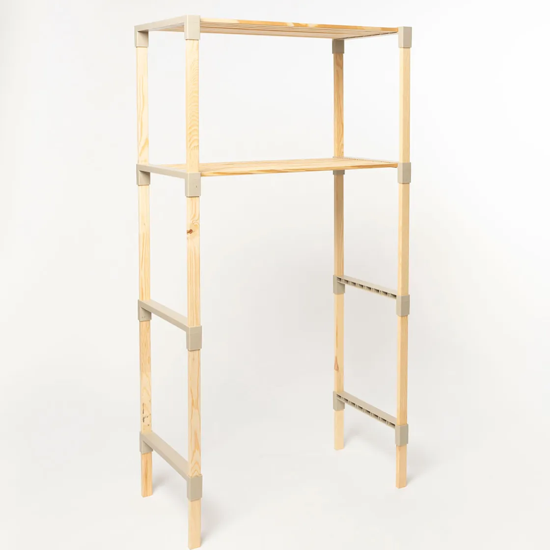 Armarios, Estantes Y Estanterías.>Estante para lavadora beige de madera