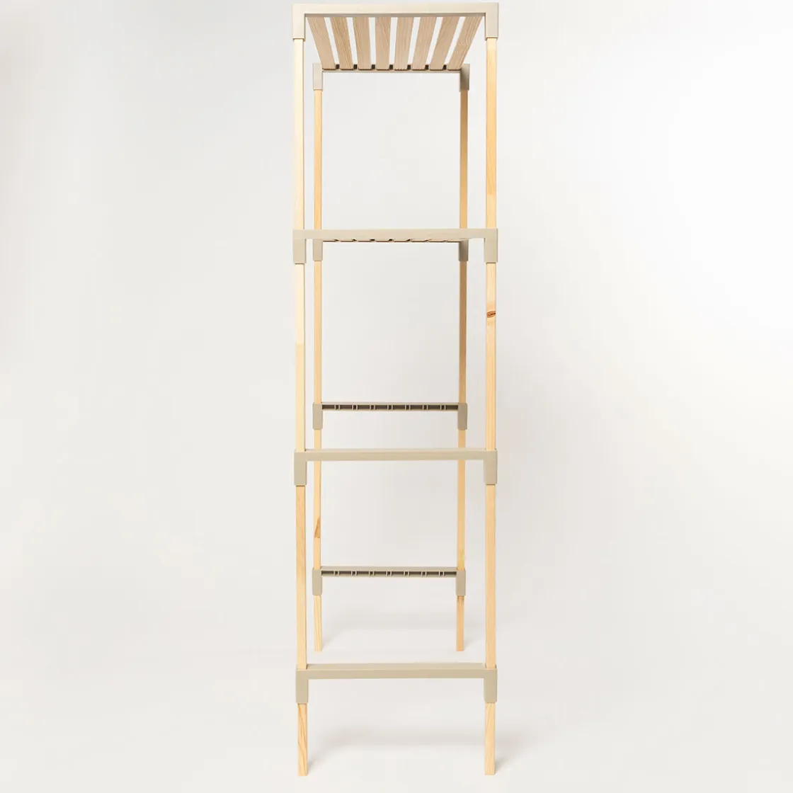 Armarios, Estantes Y Estanterías.>Estante para lavadora beige de madera