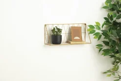atmosphera Accesorios|Estilo Contemporaneo>Estante Pared Metal/Mdf 20x12.5x47.9Cm