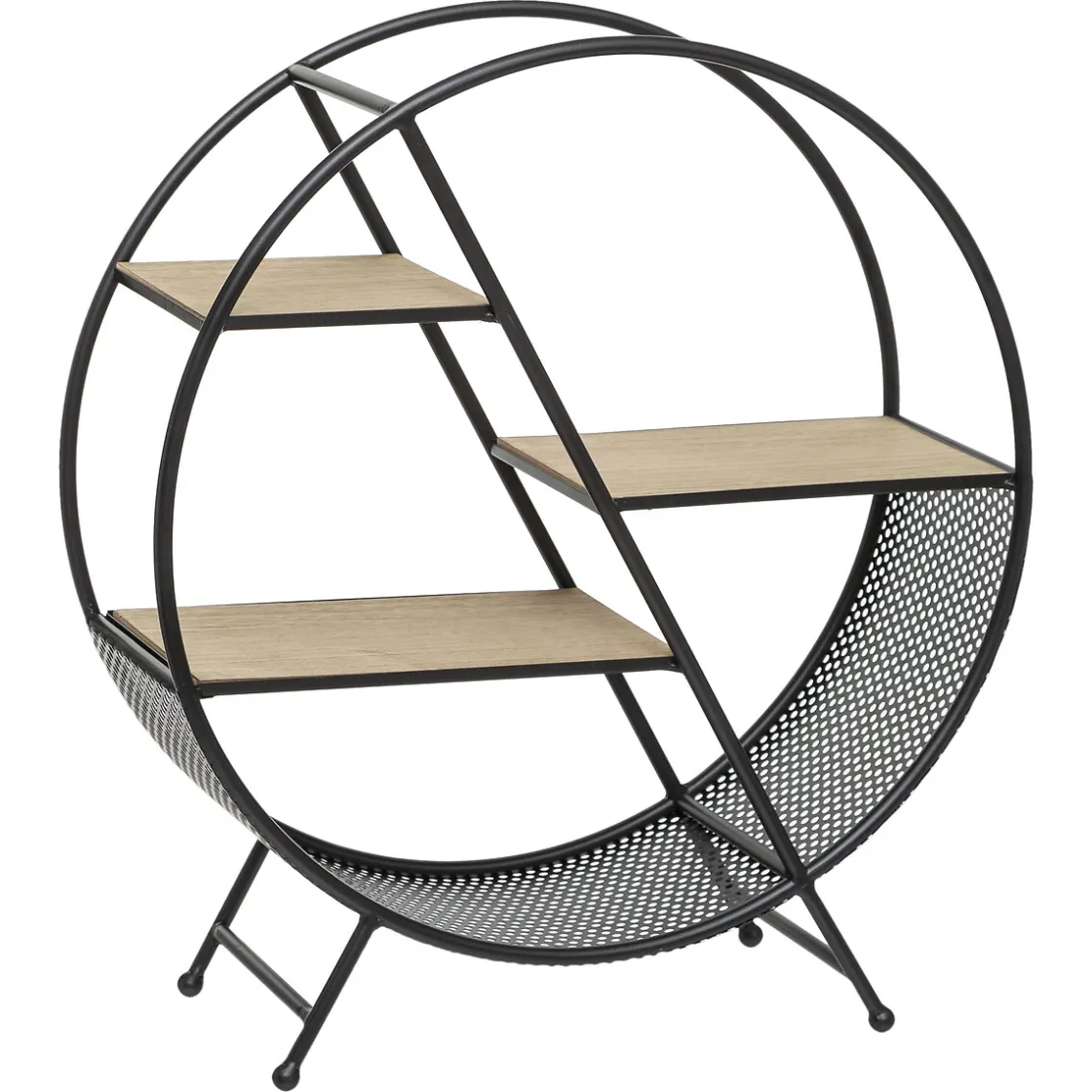atmosphera Estilo Industrial>Estante Redondo Timeo C/3 Baldas