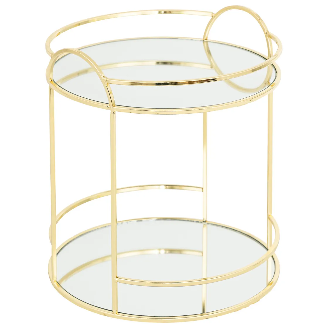 atmosphera Estilo Contemporaneo>Estantería con 2 niveles de espejo FEEL