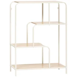 atmosphera Aparadores Y Consolas>Estantería CURVY beige