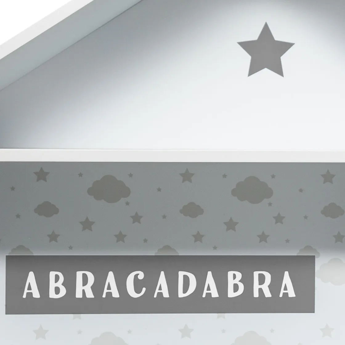 atmosphera Mobiliario>Estantería en forma de casa gris