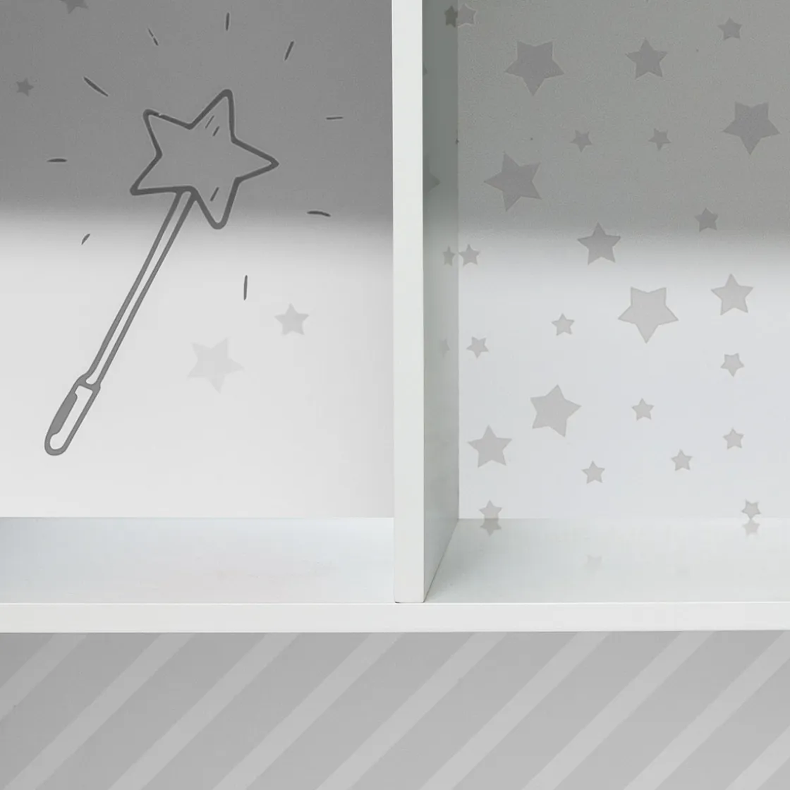 atmosphera Mobiliario>Estantería en forma de casa gris