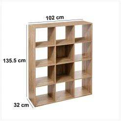 Módulo De Mezcla>Estantería Modular 12 Cubos 100.8X32.5Cm