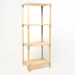 Armarios, Estantes Y Estanterías.>Estantería multifuncional beige de madera