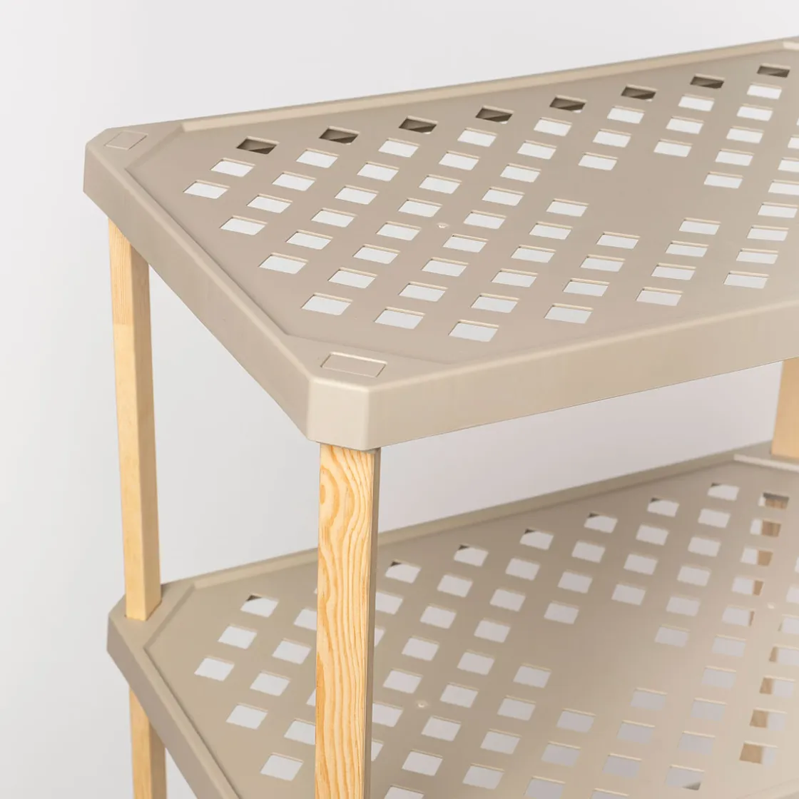 Armarios, Estantes Y Estanterías.>Estantería rectangular de 4 niveles beige
