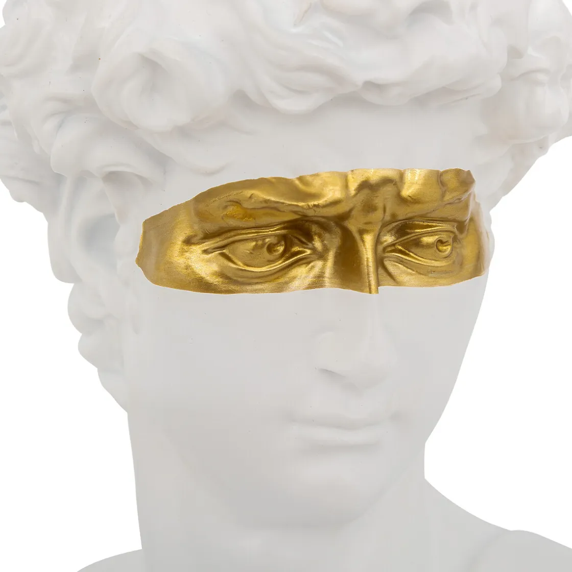 atmosphera Accesorios|Estilo Contemporaneo>Estatua cabeza de hombre con ojos dorados David