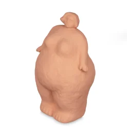Accesorios>Estatua color ladrillo forma de mujer de cerámica