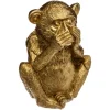 atmosphera Accesorios|Estilo Étnico>Estatua Dorada De Mono Sabio Mudo 17.7Cm