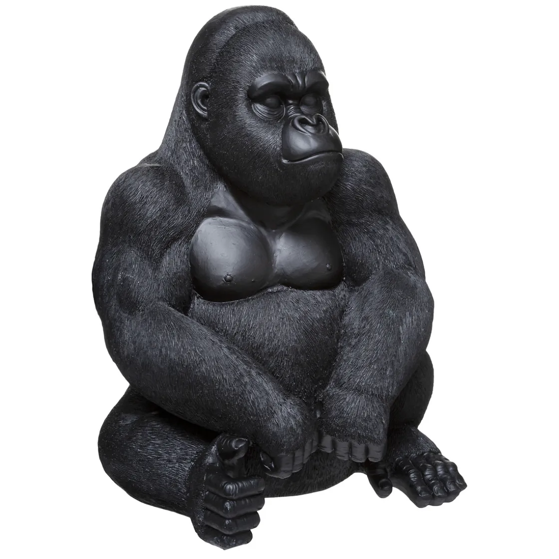 atmosphera Accesorios|Estilo Étnico>Estatua Gorila De Resina 34x31x46Cm