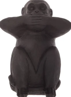 atmosphera Accesorios|Estilo Étnico>Estatua Mono Sabio Mudo 19.5x14x24Cm